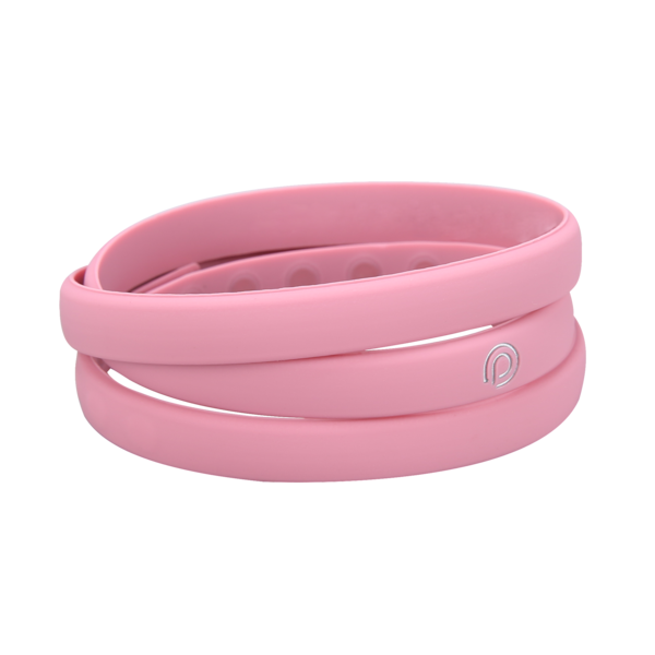 Vendor-unknown Pyrkiä - Rose, Triple-Wrap, Silicone Bracelet W/ Magnet-Clasp