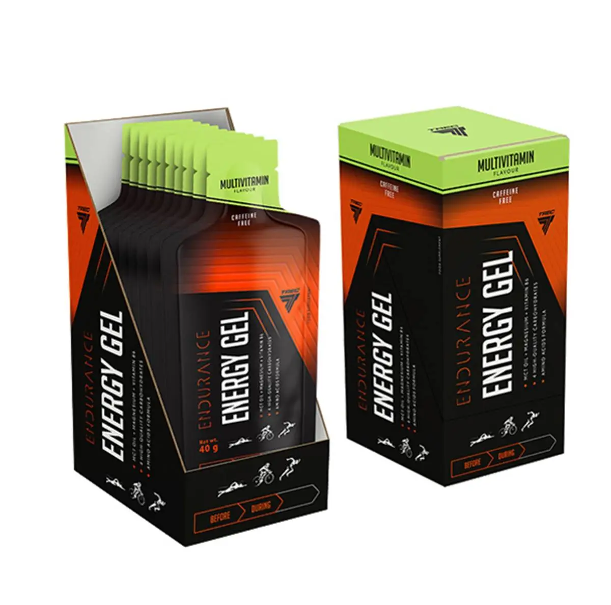 Fitnessgrossisten Trec Nutrition - Energy Gel, 40gx10stk - Bilde 2