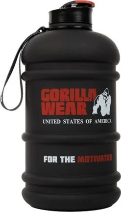 Fitnessgrossisten Gorilla Wear - Water Jug 2.2L, Black