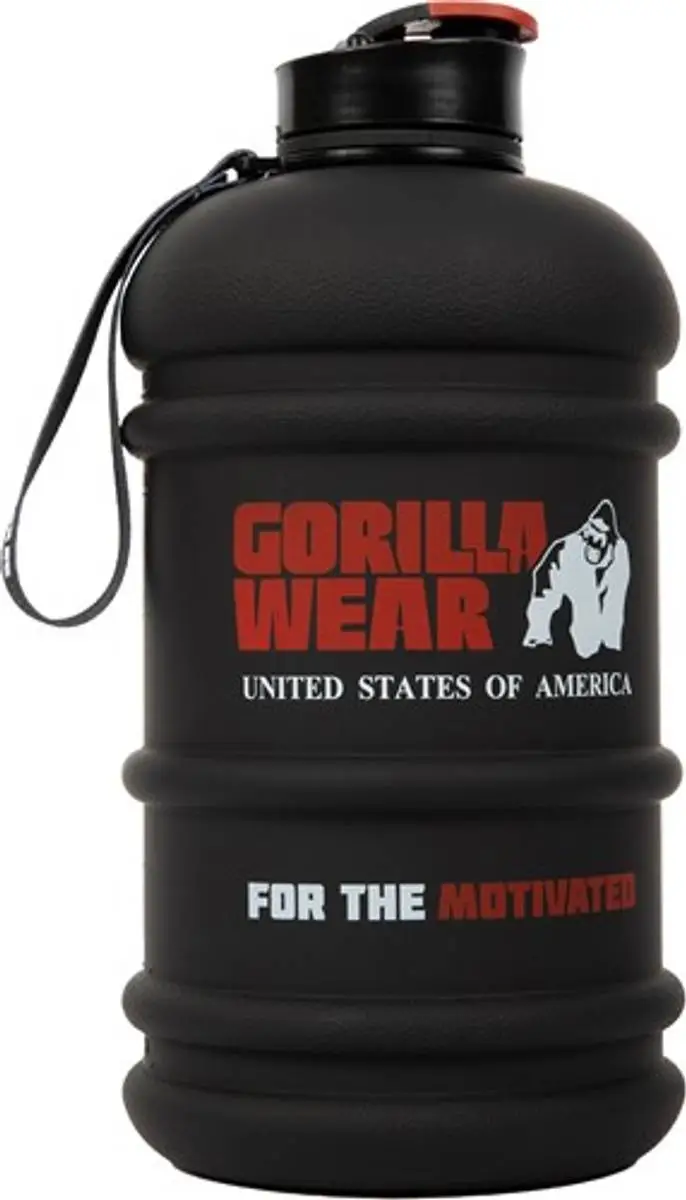Fitnessgrossisten Gorilla Wear - Water Jug 2.2L, Black
