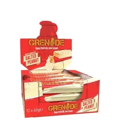 Fitnessgrossisten Grenade Protein Bar, 60g X 12stk White Chocolate Salted Caramel