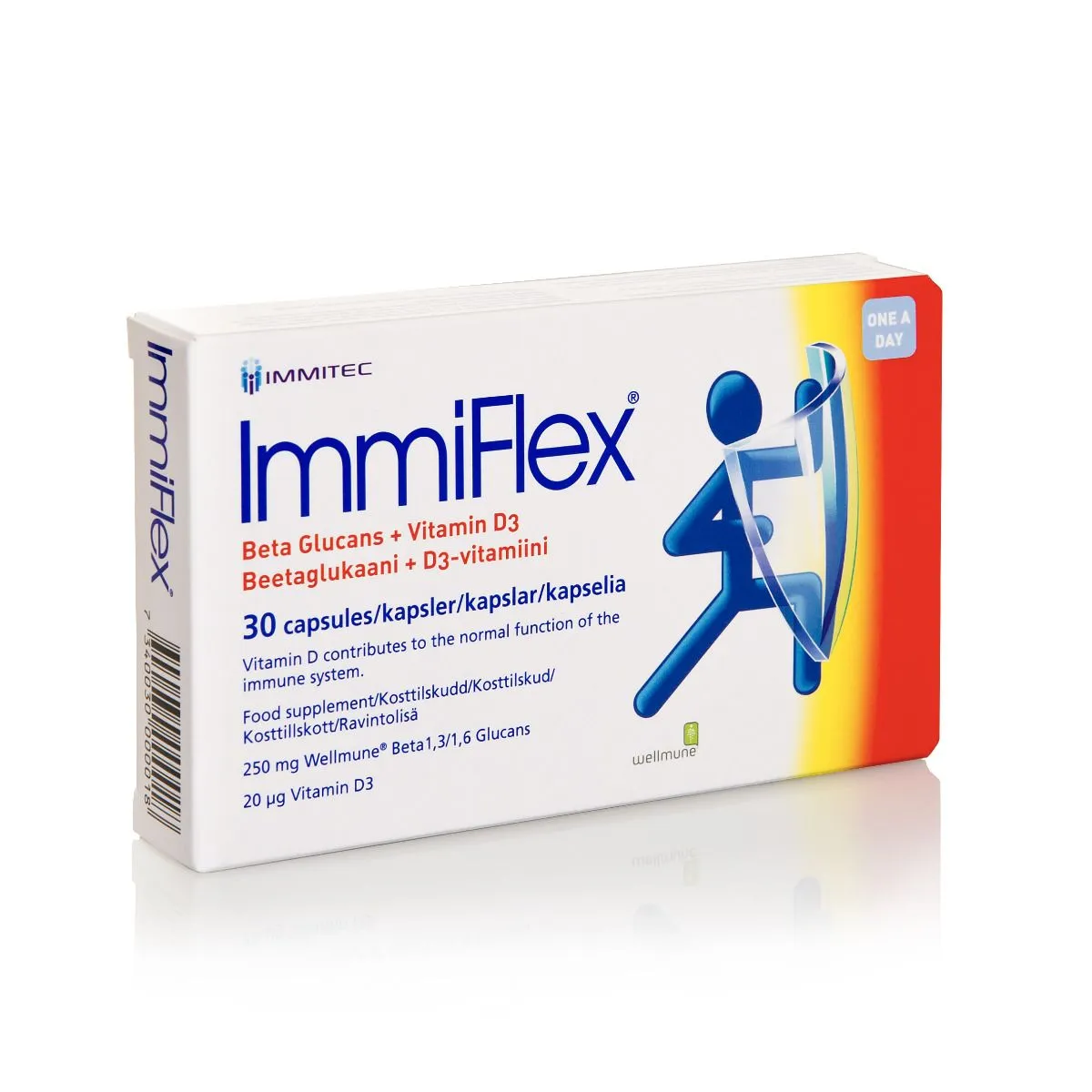 Immitec Norge ImmiFlex - Godt For Immunsystemet - 30 Kapsler - Bilde 3