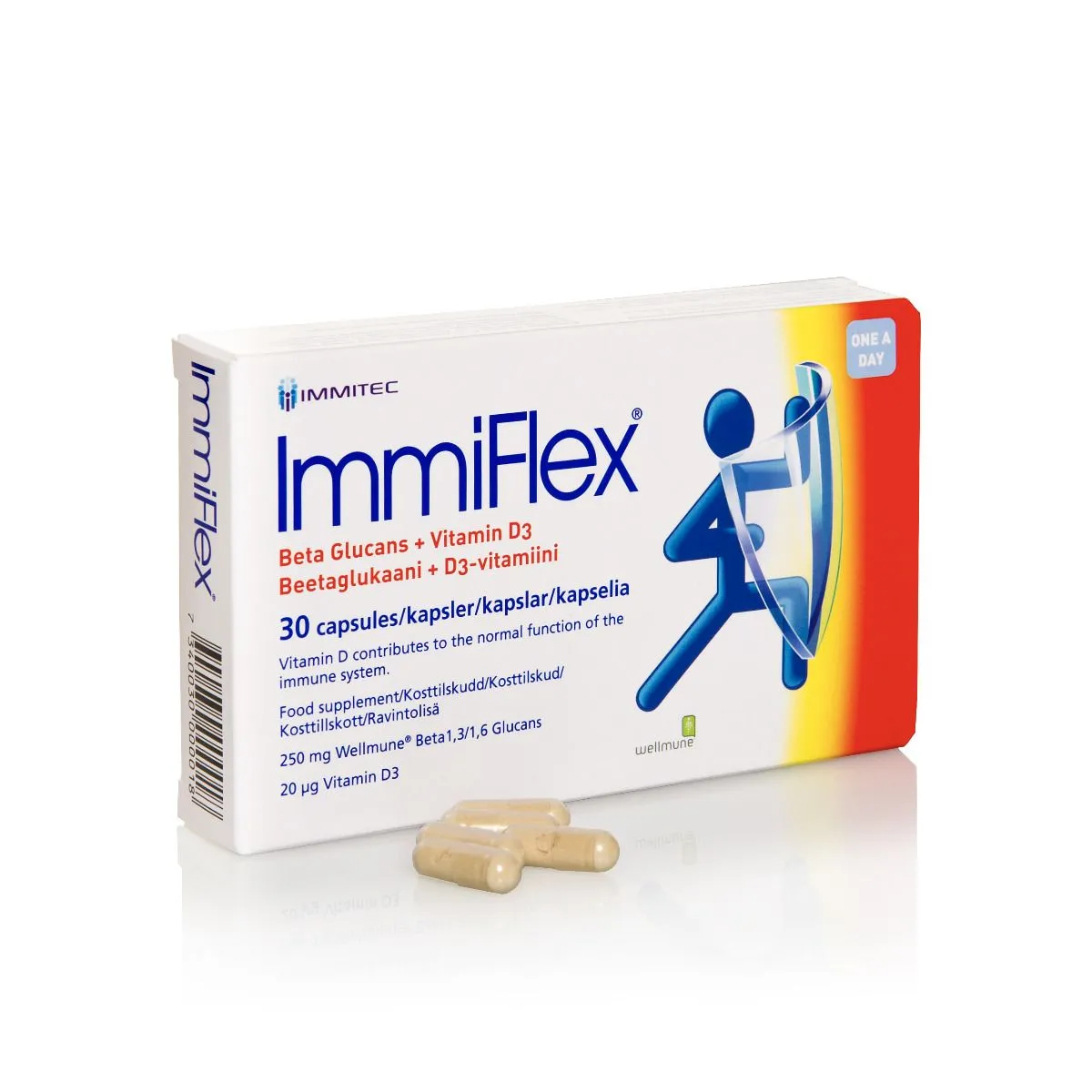 Immitec Norge ImmiFlex - Godt For Immunsystemet - 30 Kapsler - Bilde 4