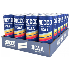 Fitnessgrossisten NOCCO BCAA, 330ml X 24stk, Sunny Soda