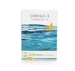 Immitec Norge Omega-3 Med Vitamin D3 + E - 60 Kapsler