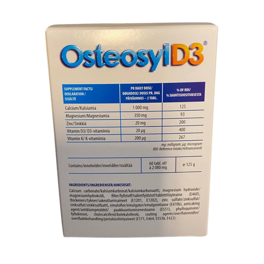 Immitec Norge Osteosyl D3 - 60 Stk Tabletter - Bilde 2