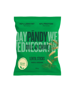 Fitnessgrossisten Pandy Lentil Sticks, 50g - Dill & Chive