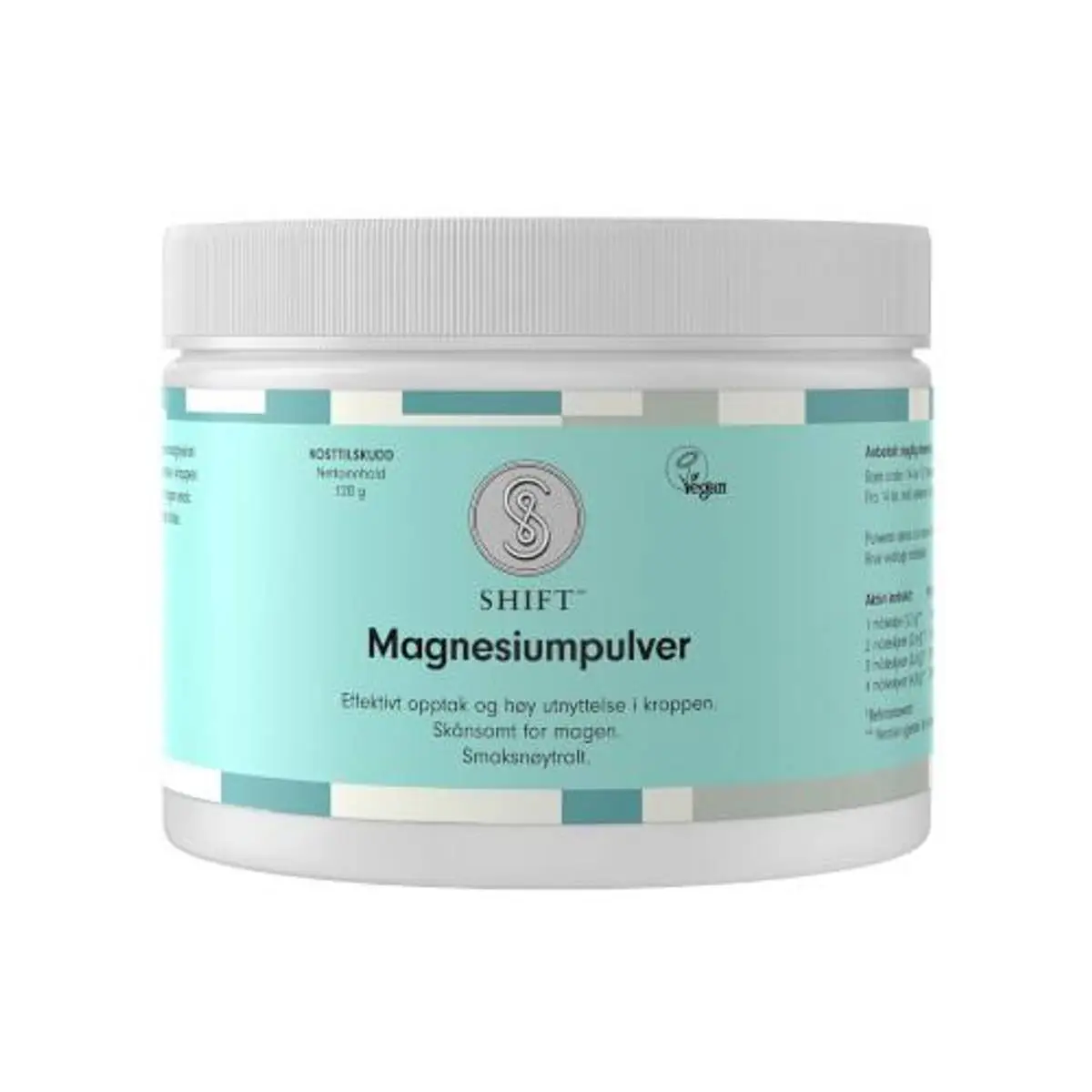 Fitnessgrossisten SHIFT Magnesiumpulver, 120g