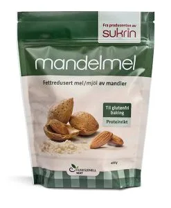 Funksjonell Mat Sukrin Mandelmel Fettredusert