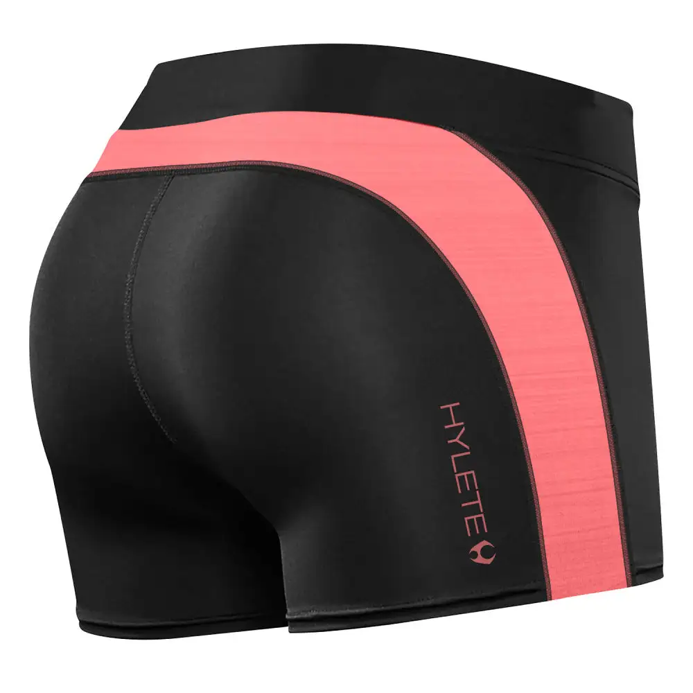 HYLETE Womens Altium II Short (Black/Coral) - Bilde 2