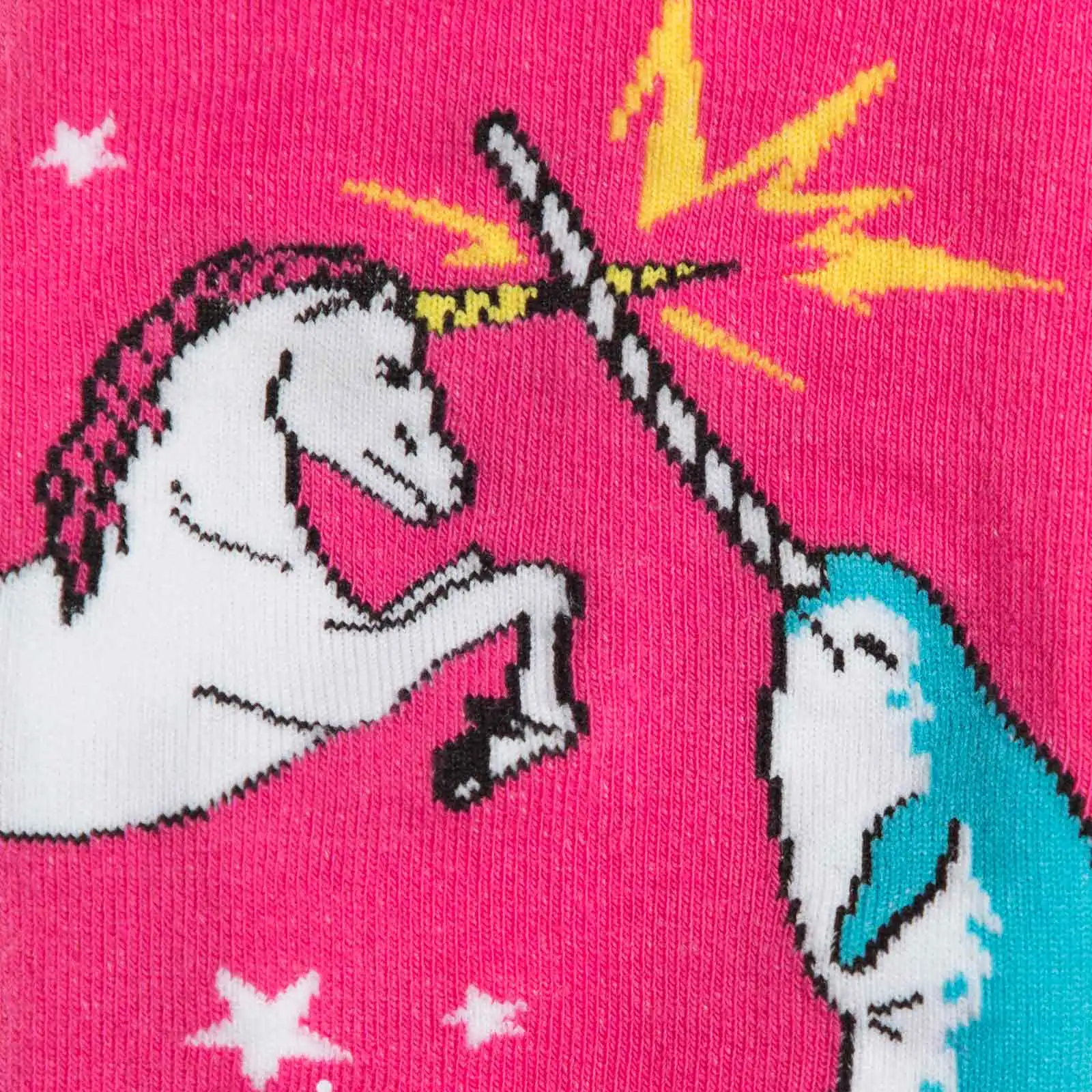 SockItToMe Knee High Funky - Unicorn Vs Narwhal - Bilde 3