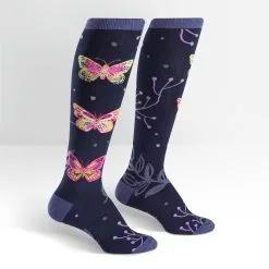 SockItToMe Knee High Funky - Madame Butterfly