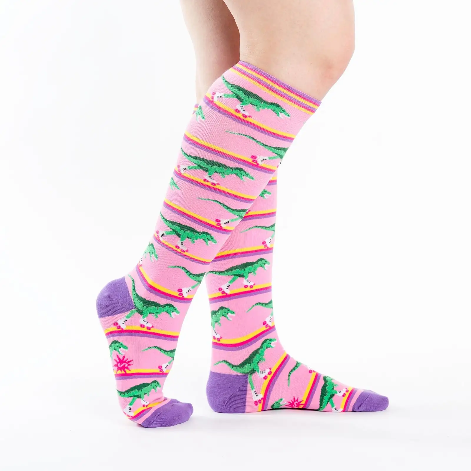 SockItToMe Knee High Funky - Rawr-ler Rink - Bilde 2