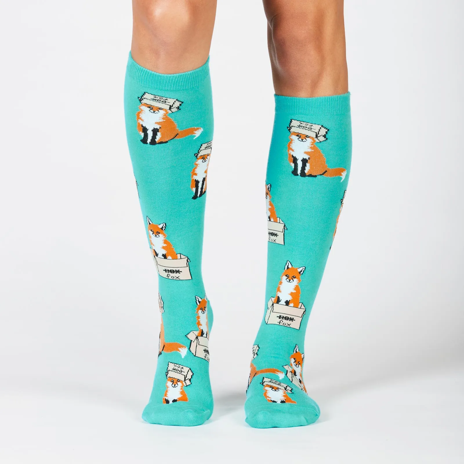 SockItToMe Knee High Funky - Foxes In Boxes - Bilde 4
