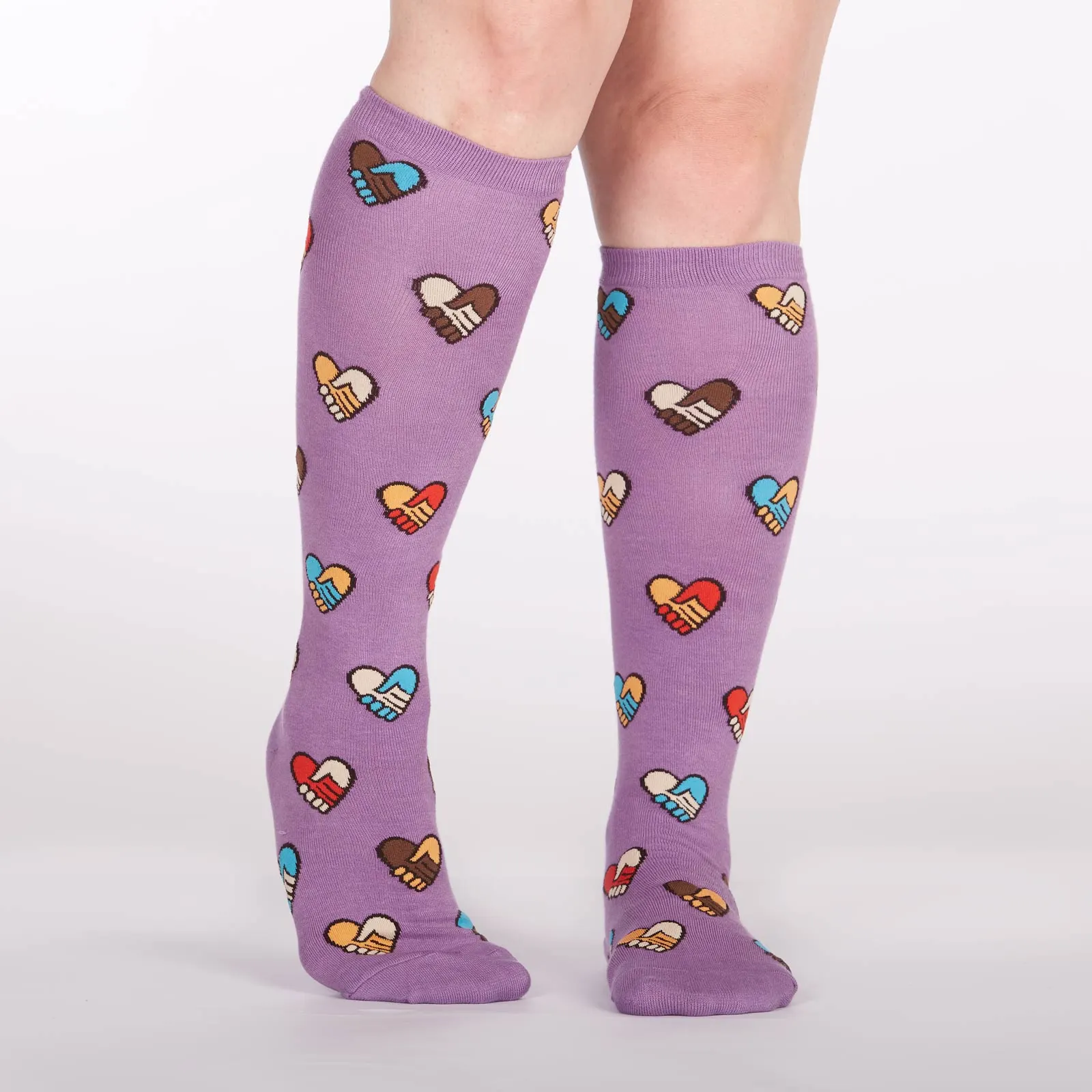 SockItToMe Knee High Funky - Hands Across Calves - Bilde 3
