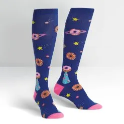 SockItToMe Knee High Funky - Glazed Galaxy