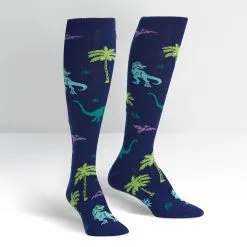 SockItToMe Knee High Funky - Land Of The Dino