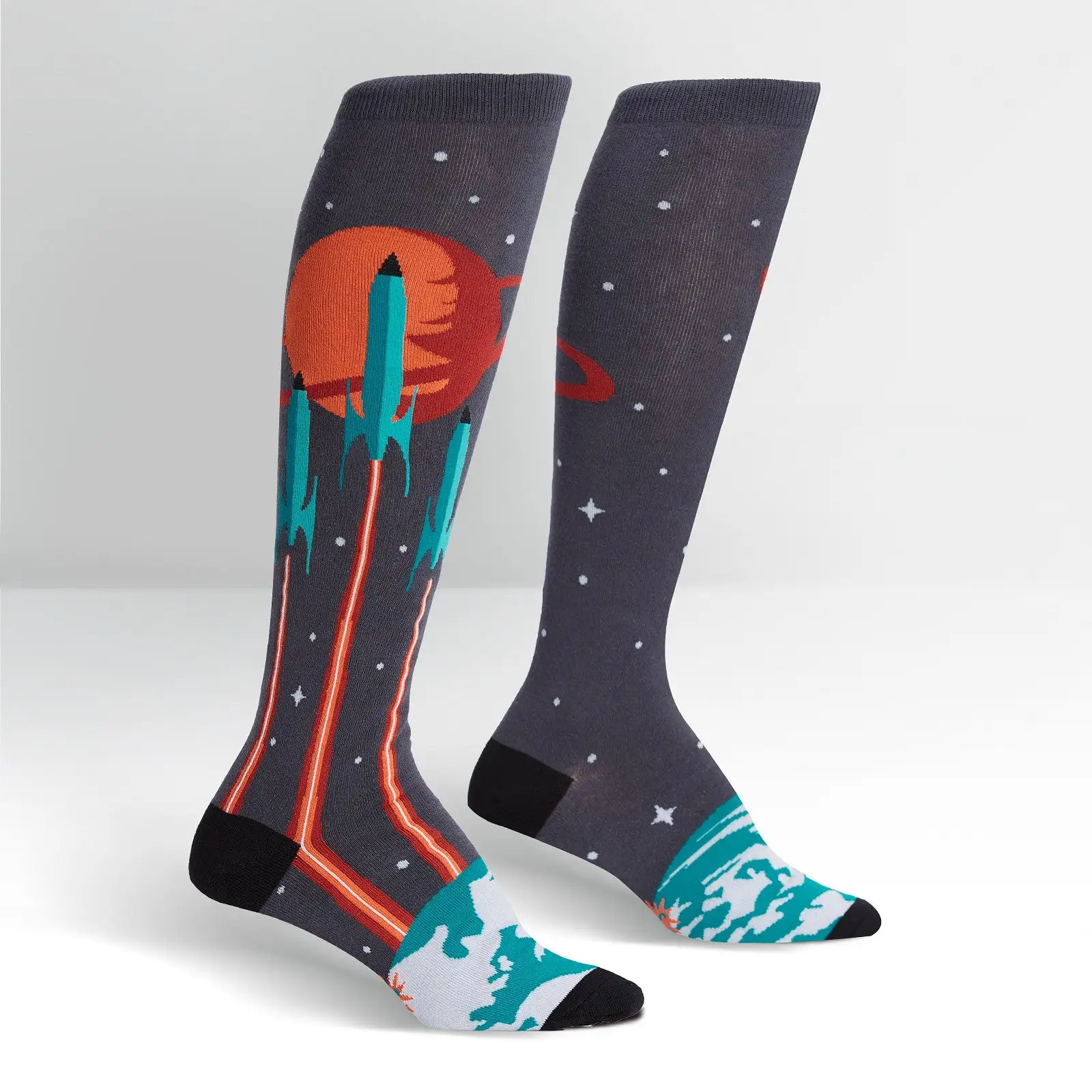 SockItToMe Knee High Funky - Launch From Earth