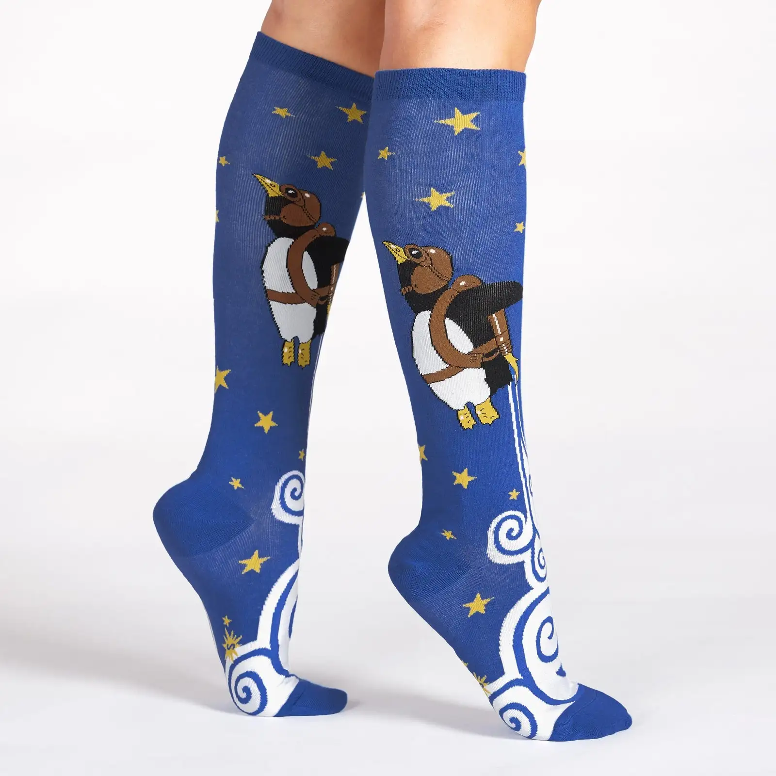 SockItToMe Knee High Funky - Penguin Taking Flight - Bilde 2