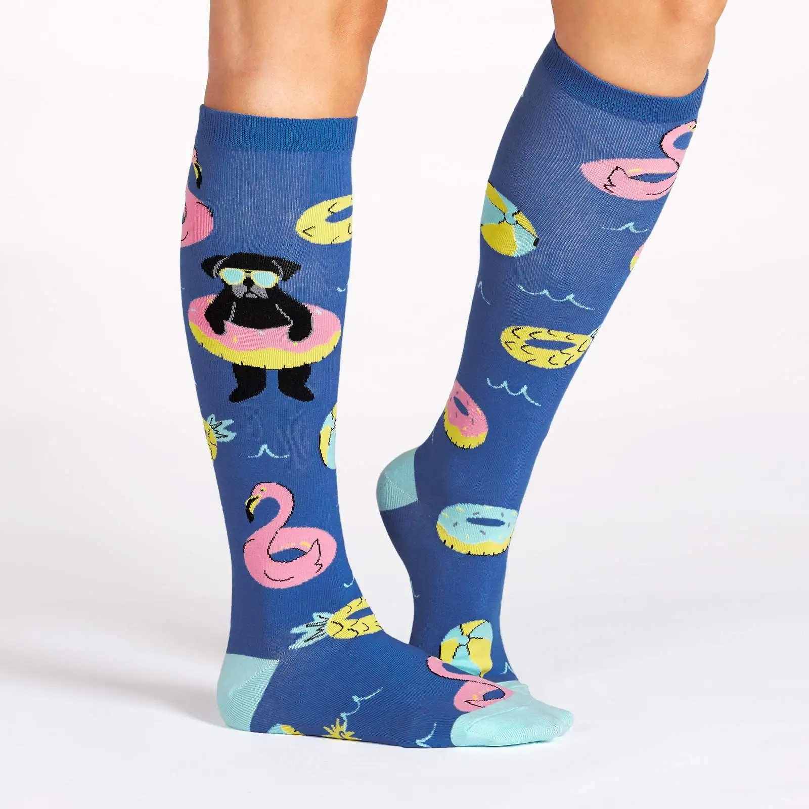 SockItToMe Knee High Funky - Summer Puggin' - Bilde 4