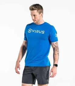 Virus - Forever Tee - Royal Blue/White