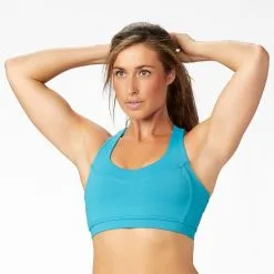 HYLETE Womens Altium Sports Bra (Lagoon/Lagoon)