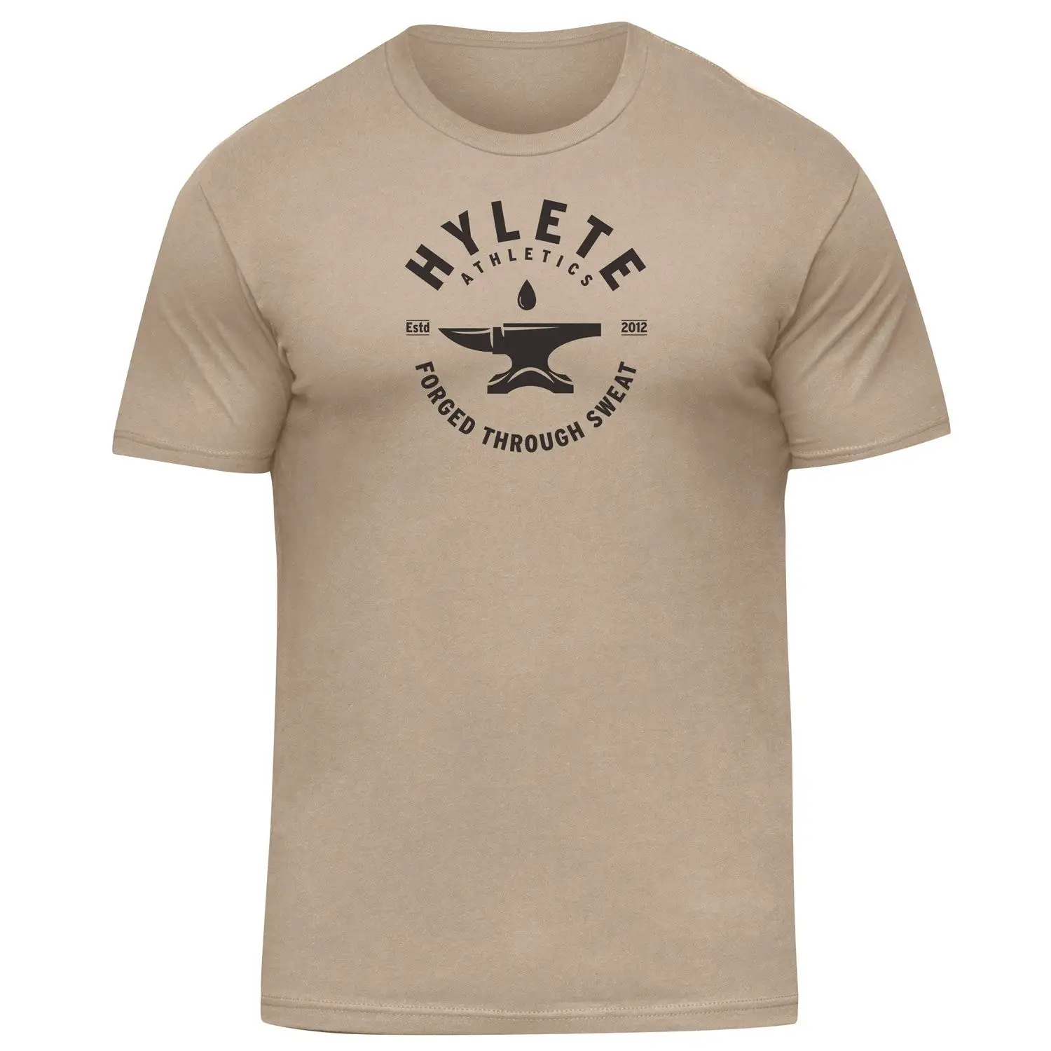 HYLETE Forged Tri-blend Crew (Deset Sand/Black) - Bilde 5