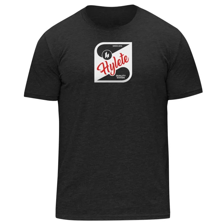 HYLETE Fizz Tri-blend Crew (Vintage Black/White) - Bilde 2