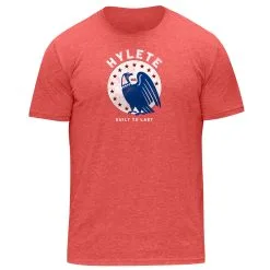 HYLETE Americana Tri-blend Crew (Vintage Red/USA)