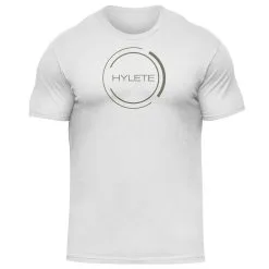 HYLETE Nation Tri-blend Crew (White/Olive)