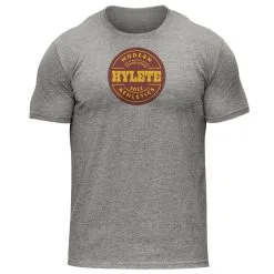HYLETE Loop Tri-blend Crew (Heather Grey/Red)