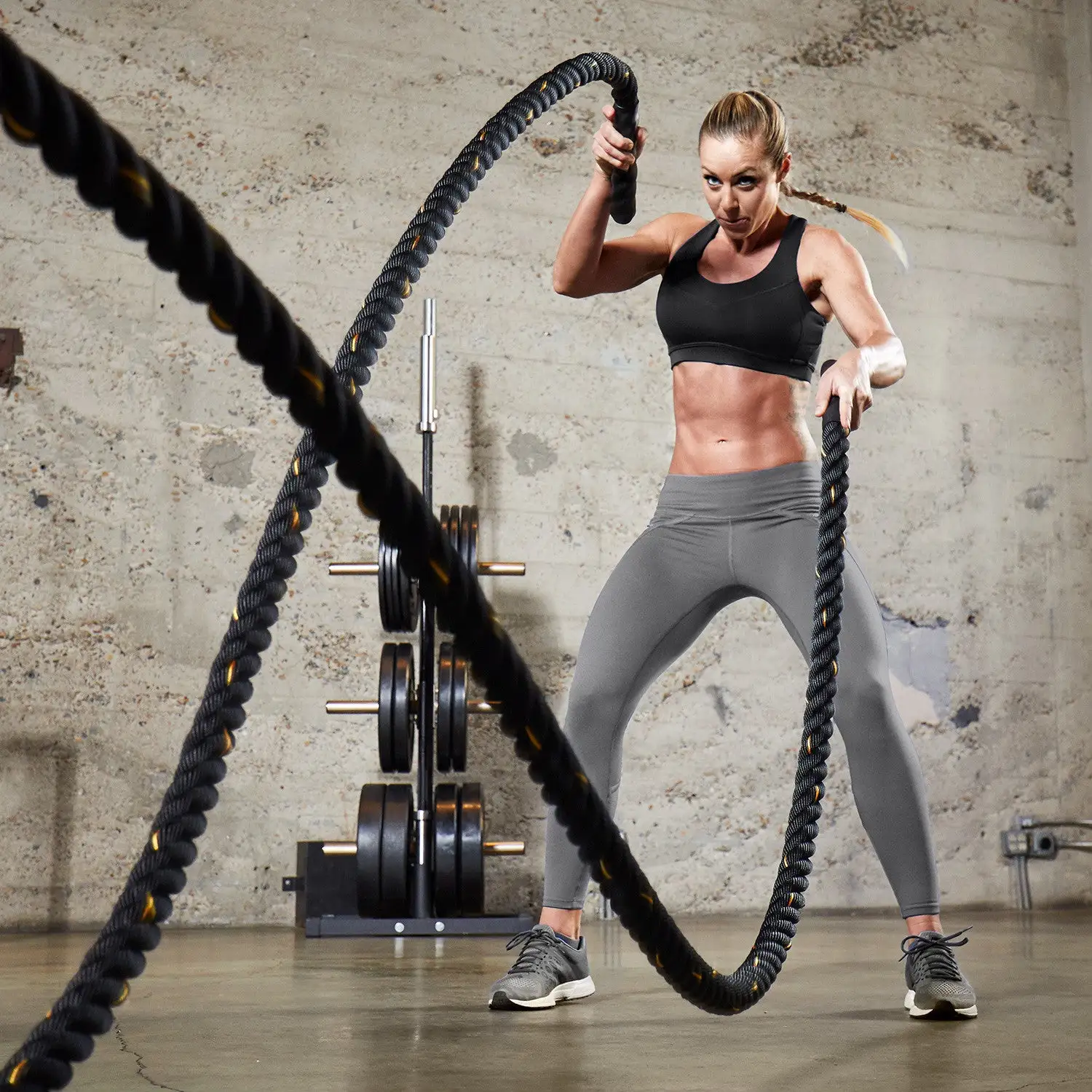 HYLETE Womens Nimbus Tight (Cool Grey) - Bilde 5