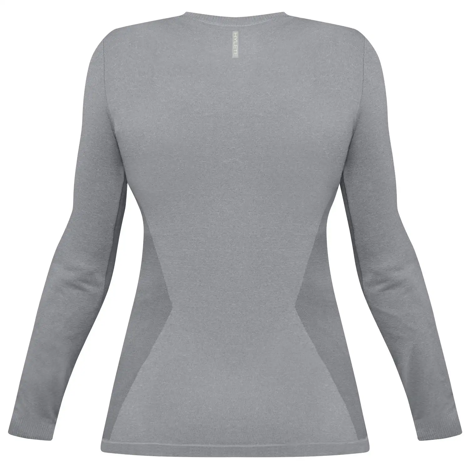 HYLETE Womens Circuit Performance Long Sleeve (Heather Cool Gray - Bilde 6