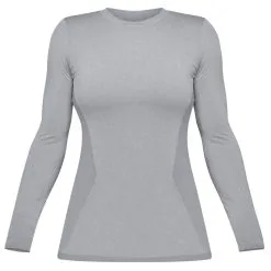 HYLETE Womens Circuit Performance Long Sleeve (Heather Cool Gray