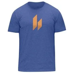 HYLETE Icon Tri-blend Crew (Vintage Royal/Orange)
