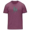 HYLETE Icon Tri-blend Crew (Vintage Maroon/Basalt)