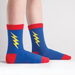 SockItToMe Junior Crew - Superhero