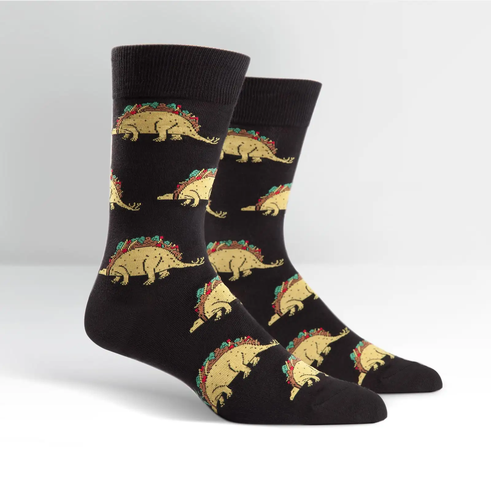 SockItToMe Mens Crew - Tacosaurus
