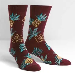 SockItToMe Mens Crew - Hawaiian Sock Day