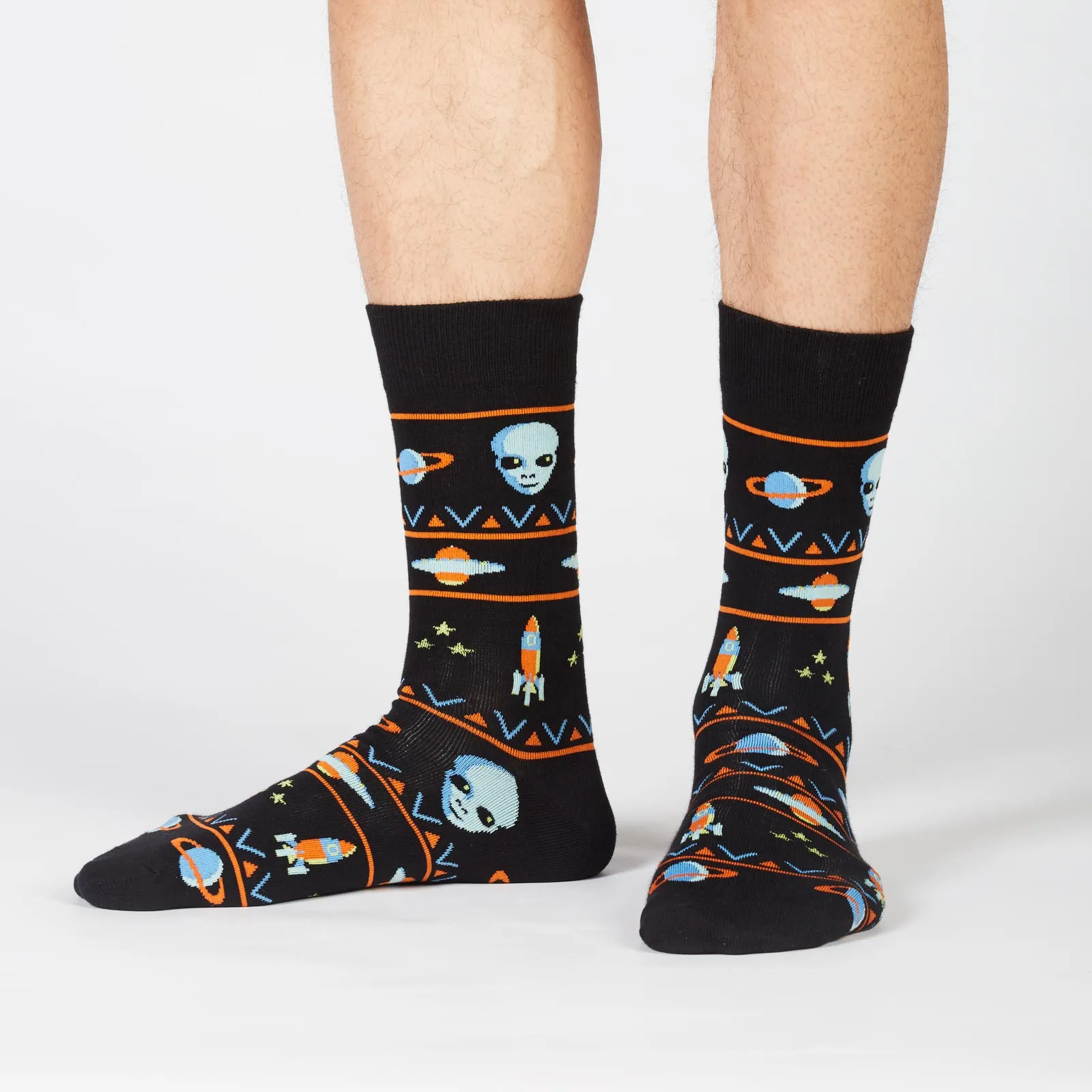 SockItToMe Mens Crew - Alien Sweater - Bilde 3