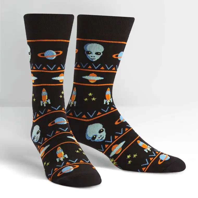 SockItToMe Mens Crew - Alien Sweater