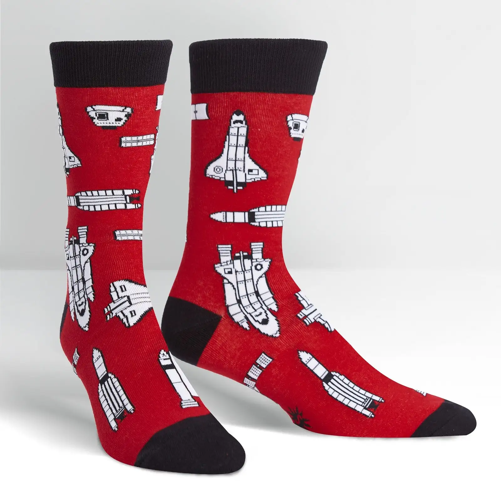 SockItToMe Mens Crew - Space Craft