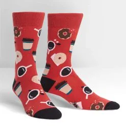 SockItToMe Mens Crew - Coffee Break