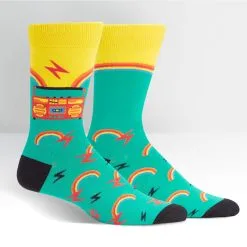 SockItToMe Mens Crew - Roller Disco