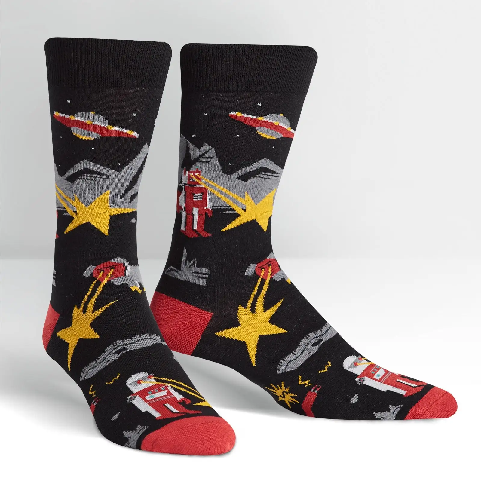 SockItToMe Mens Crew - Zap! Zap!
