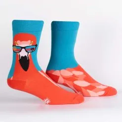 SockItToMe Mens Crew - Ready To Flamingle