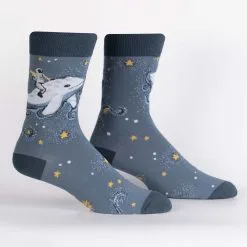 SockItToMe Mens Crew - Cosmic Catacean