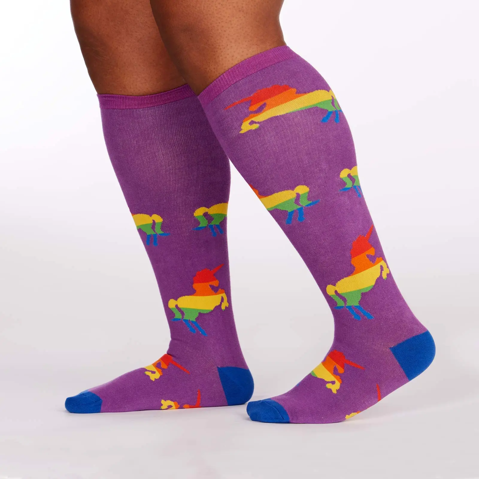SockItToMe Stretch-It Knee High - Pride And Fabulous - Bilde 2