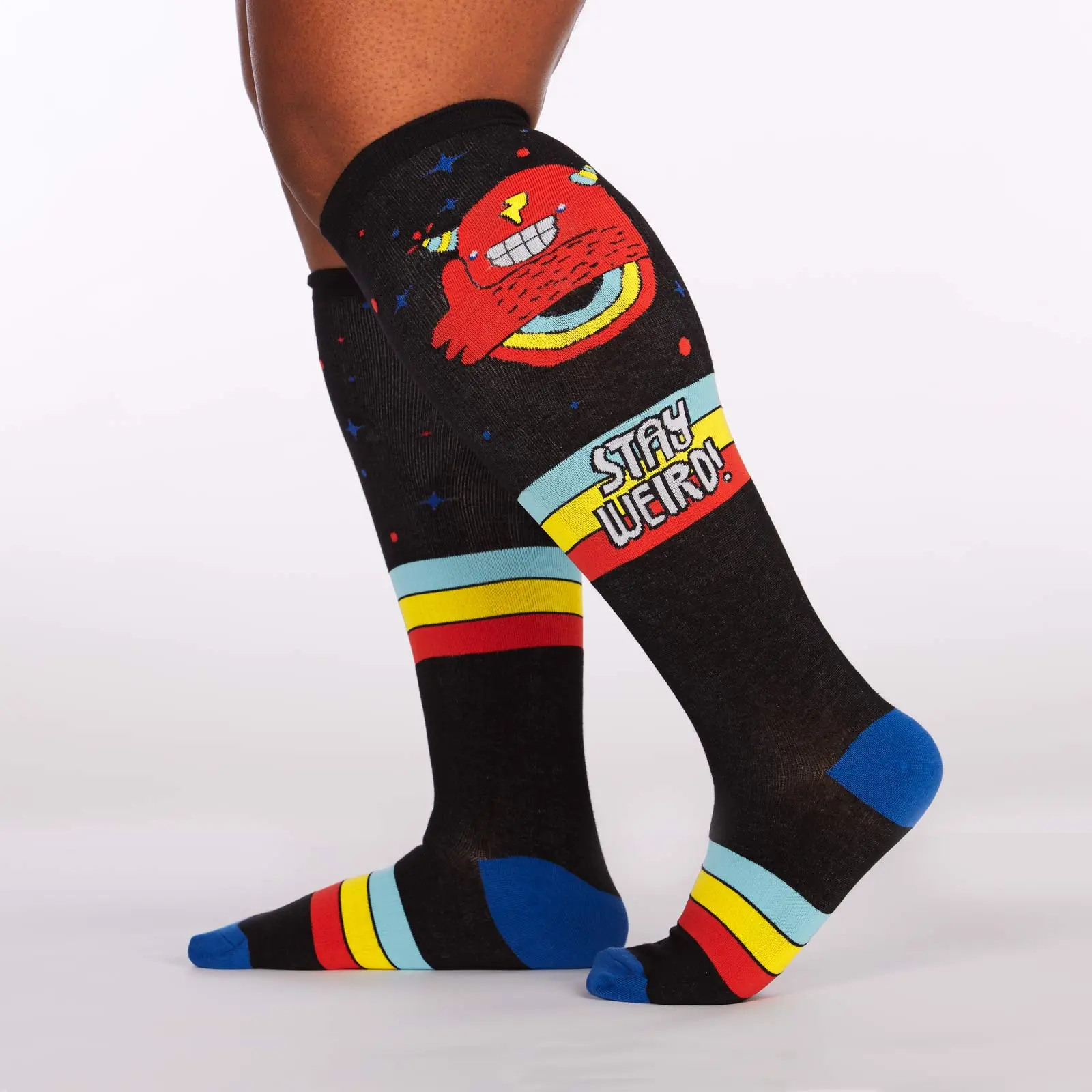 SockItToMe Stretch-It Knee High - Stay Weird! - Bilde 2