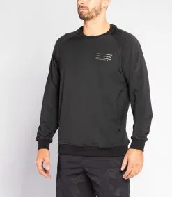Virus - Sio22 | Stay Warm Crew Neck Top - Black